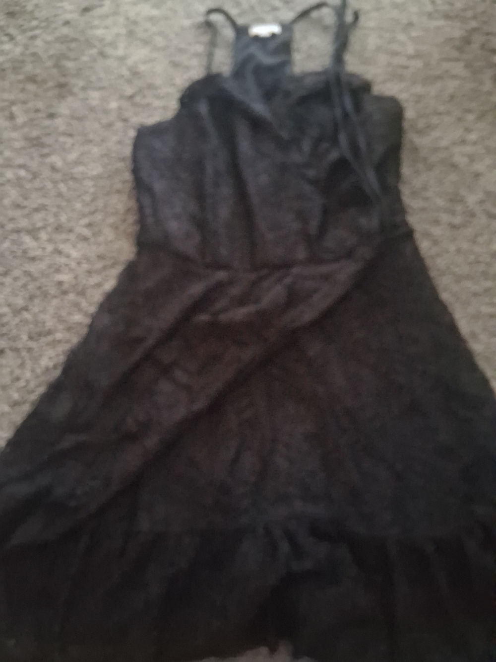 love, Fire Black Strapless Lace Dress